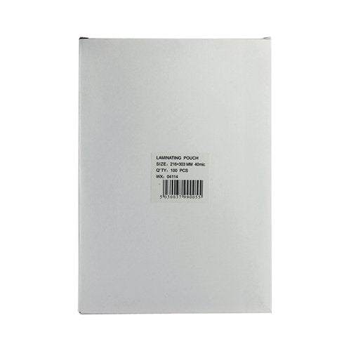A4 LIGHTWEIGHT LAMINATING POUCH 80 MICRON (PACK OF 100) WX04