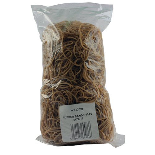 SIZE 18 RUBBER BANDS 454G 9340015
