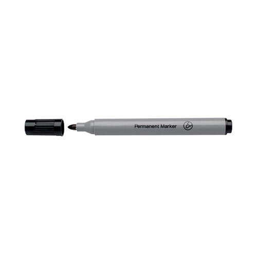 BLACK PERMANENT MARKER BULLET TIP (PACK OF 10) WX26045A