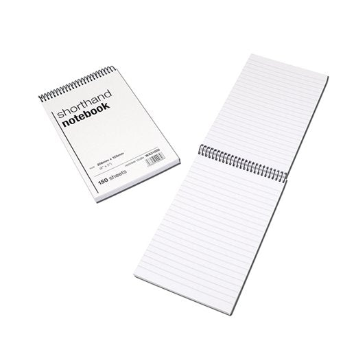 SPIRAL SHORTHAND NOTEBOOK 150 LEAF (PACK OF 10) WX31002