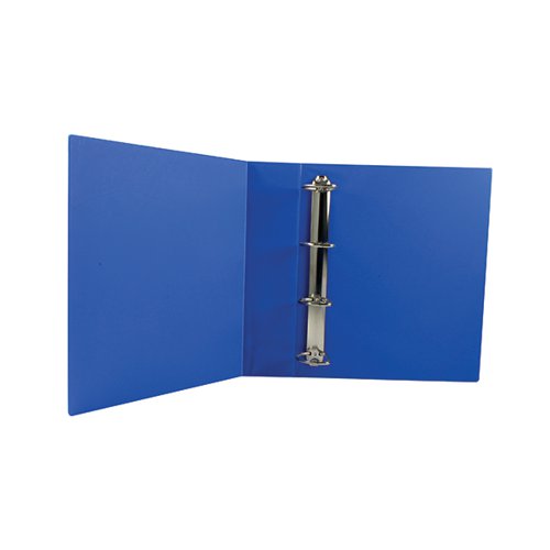 4 D-RING PRESENTATION BINDER BLUE 75MM SPINE 50MM CAPACITY (