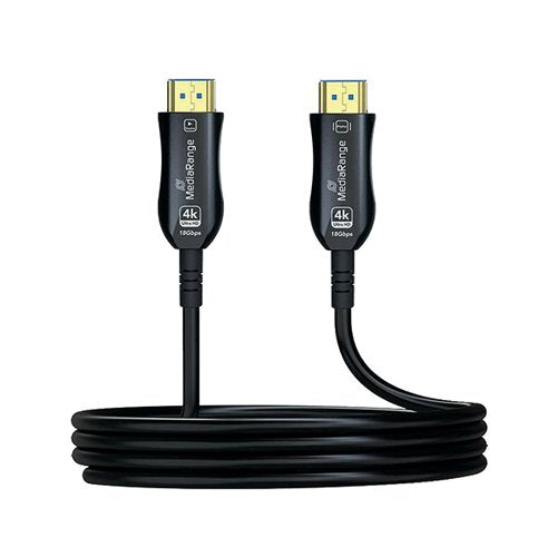MEDIARANGE ACTIVE OPTICAL HDMI ETHERNET CABLE V2.0 18 GBPS 1