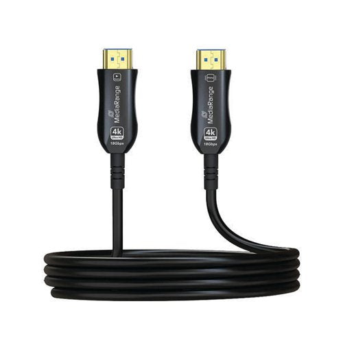 MEDIARANGE ACTIVE OPTICAL HDMI ETHERNET CABLE V2.0 18 GBPS 2