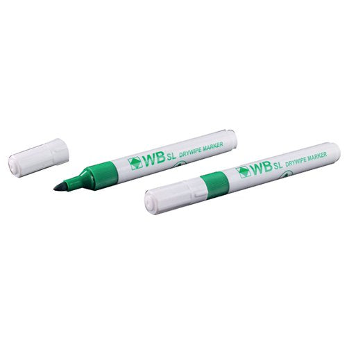 GREEN WHITEBOARD MARKER PENS BULLET TIP (PACK OF 10) WB15 80