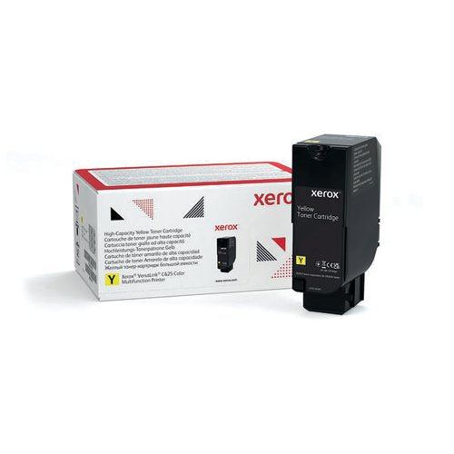 XEROX VERSALINK C625 TONER CARTRIDGE HIGH YIELD YELLOW 006R0