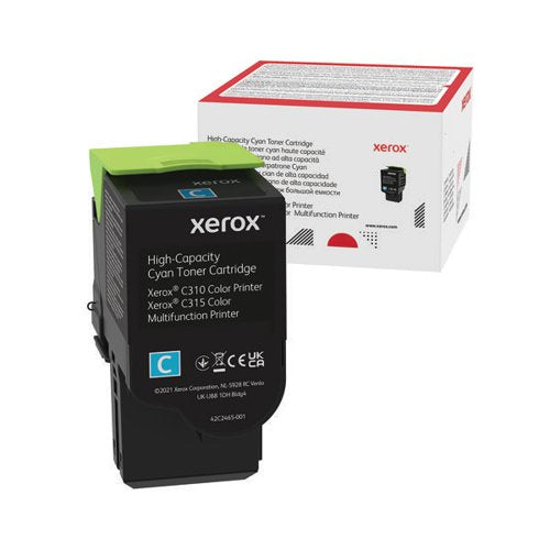 XEROX C310/C315 TONER CARTRIDGE HIGH YIELD CYAN 006R04365