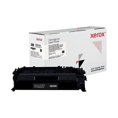 XEROX EVERYDAY REPLACEMENT TONER CARTRIDGE BLACK FOR HP CE505A 006R03838