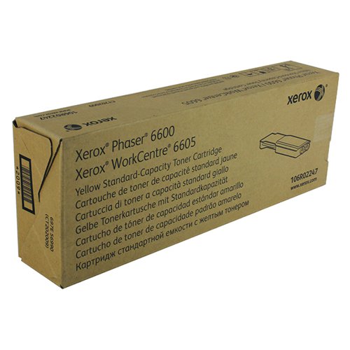 XEROX PHASER 6600/WORKCENTRE 6605 TONER CARTRIDGE YELLOW 106