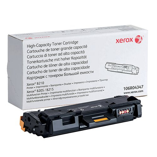 XEROX B210/B205/B215 TONER CARTRIDGE HIGH YIELD BLACK 106R04