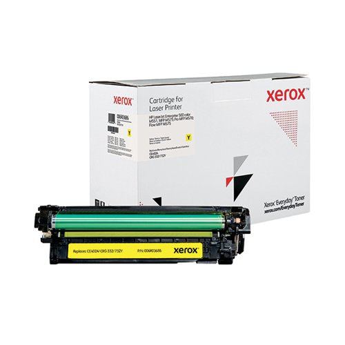 XEROX EVERYDAY REPLACEMENT TONER CARTRIDGE YELLOW FOR HP CE402A 006R03686