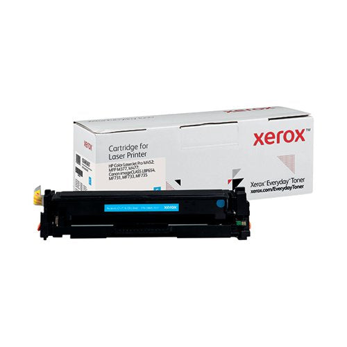 XEROX EVERYDAY REPLACEMENT TONER CARTRIDGE CYAN FOR HP CF411A 006R03697