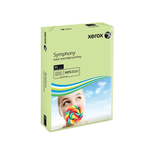 XEROX SYMPHONY PASTEL GREEN A4 CARD 160GSM (PACK OF 250) 003
