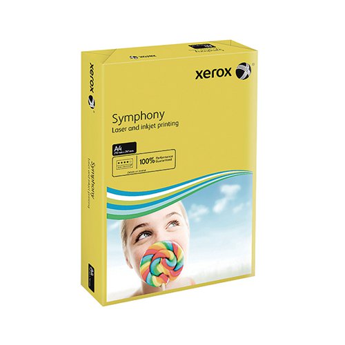 XEROX SYMPHONY A4 PAPER 80GSM DARK YELLOW (PACK OF 500) 003R