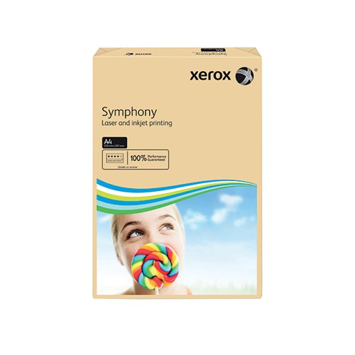 XEROX SYMPHONY A4 PAPER 80GSM PASTEL SALMON (PACK OF 500) 00