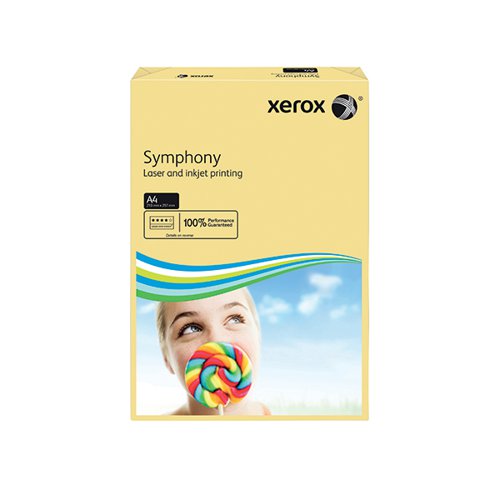 XEROX SYMPHONY A4 PAPER 80GSM PASTEL IVORY (PACK OF 500) 003