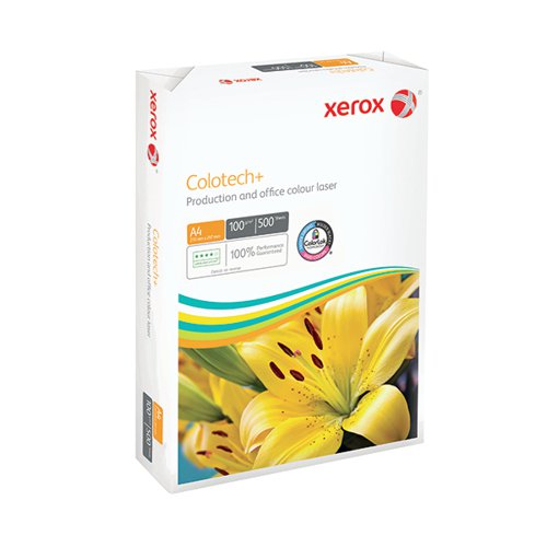 XEROX COLOTECH+ A4 PAPER 100GSM REAM WHITE (PACK OF 500) 003R99004