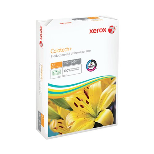 XEROX COLOTECH+ A3 PAPER 160GSM WHITE (PACK OF 250) 003R9901