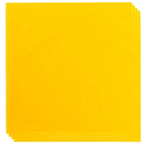 40CM 2-PLY NAPKINS SUNNY YELLOW (PACK OF 2000)