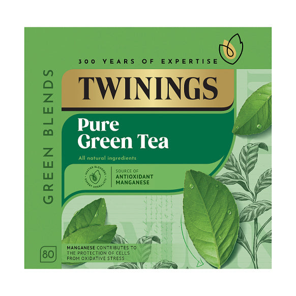 TWININGS PURE GREEN TEA (80 Bags)