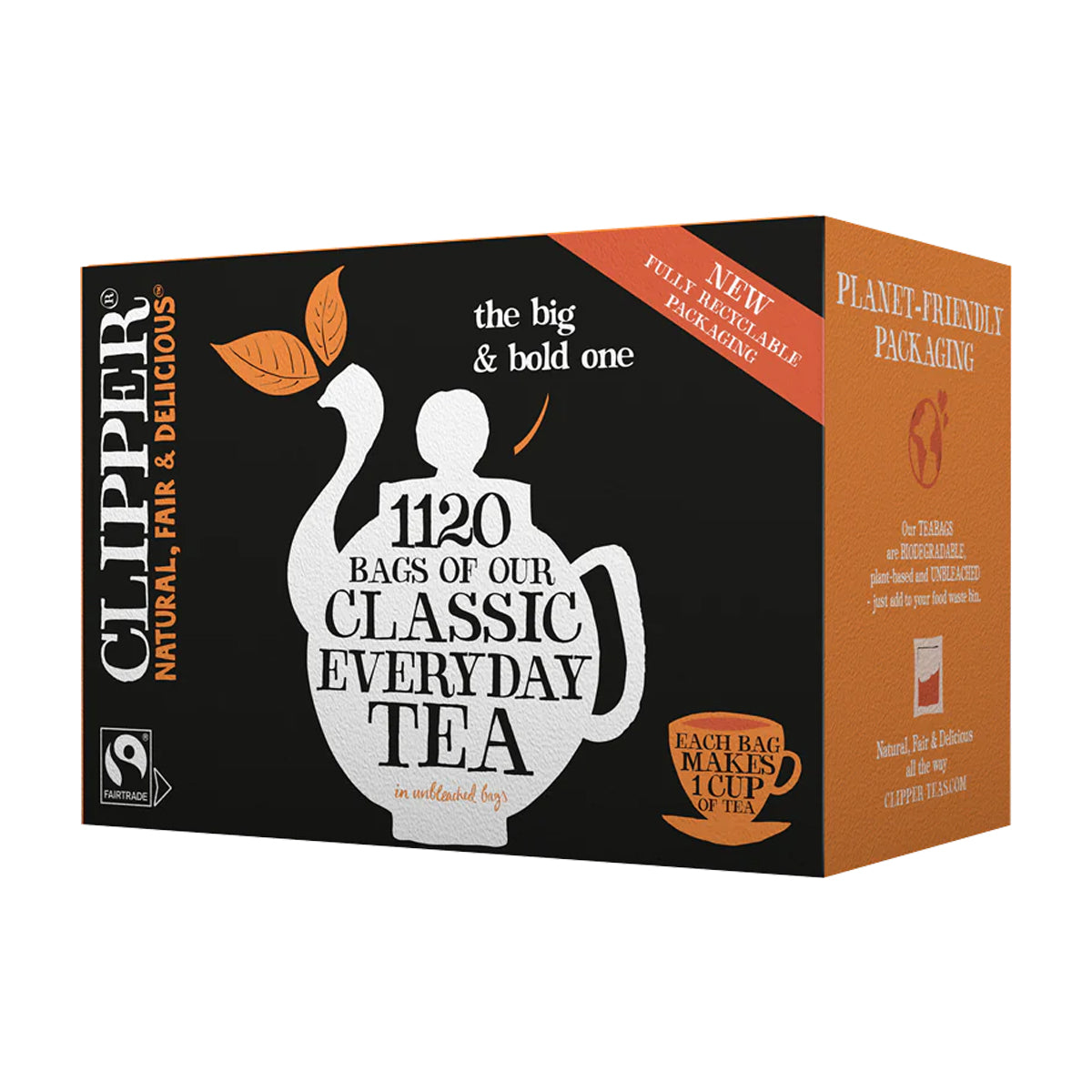 CLIPPER FAIRTRADE EVERYDAY ONE CUP (1120 bags)