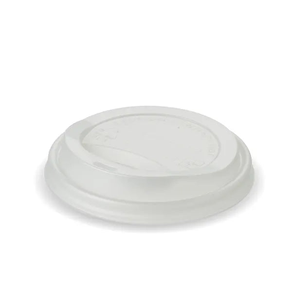 BIOPAK CPLA WHITE LIDS (12oz & 16oz /90mm) x 1000