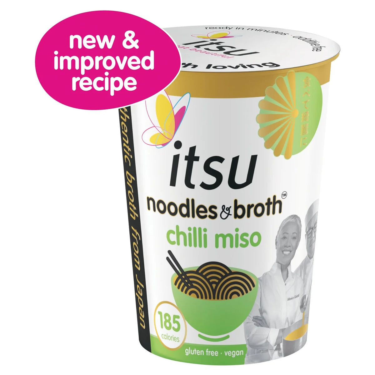 ITSU CHILLI MISO INSTANT NOODLES & BROTH POT 64G