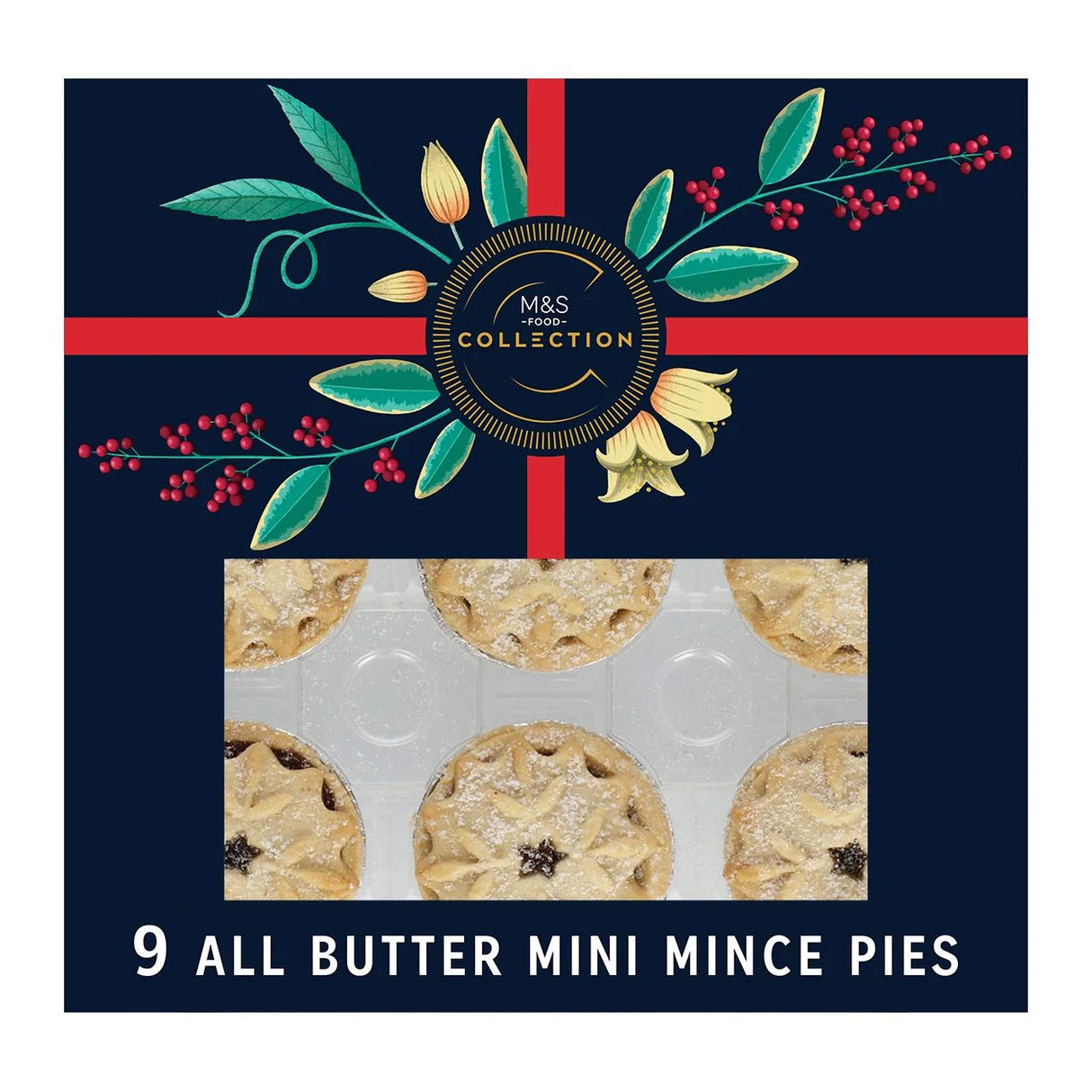 M&S COLLECTION 9 ALL BUTTER MIINI MINCE PIES