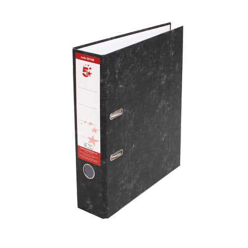 5 STAR OFFICE LEVER ARCH FILE A4 CLOUD COVER (PACK OF 10)