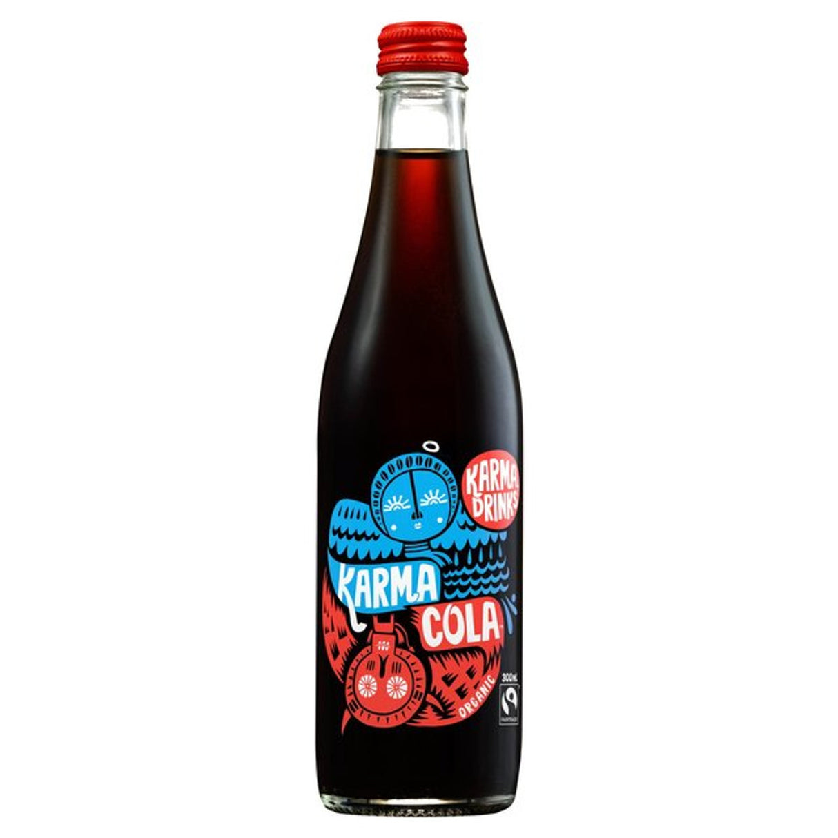 KARMA DRINKS COLA GLASS BOTTLES (300ml) x 24