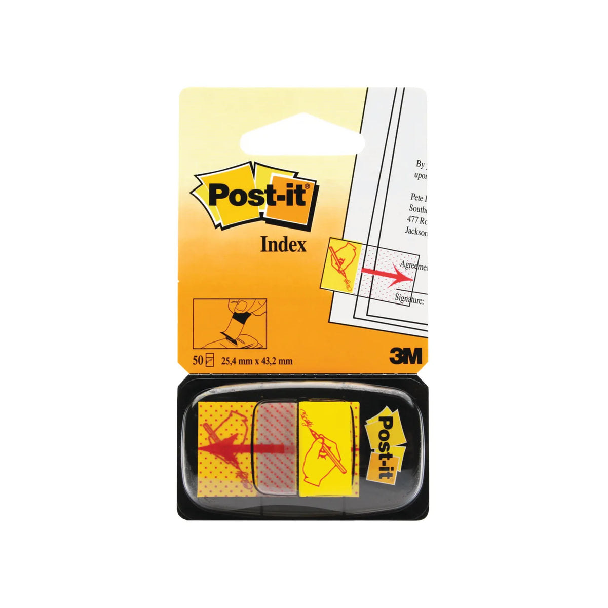 POST-IT YELLOW 'SIGN HERE' INDEX TABS (Pack of 50) – Zepbrook