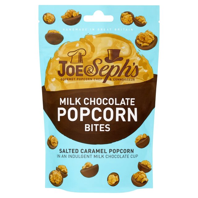 JOE & SEPH'S MILK CHOCOLATE & SALTED CARAMEL POPCORN BITES (63g) x 7