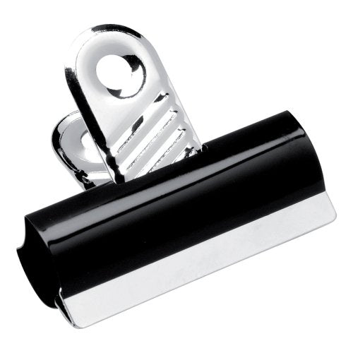 5 STAR OFFICE GRIP CLIPS METAL WIDTH 50MM BLACK (PACK OF 10)