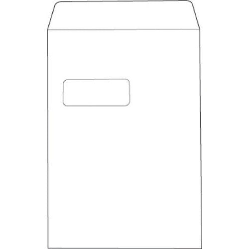 5 STAR VALUE ENVELOPES POCKET PRESS SEAL WINDOW 100GSM C4 32