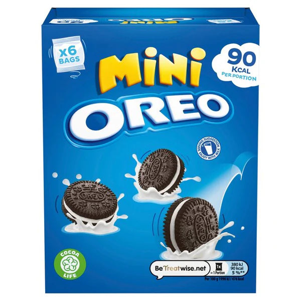 OREO MINI CHOCOLATE SANDWICH MULTIPACK BISCUITS (19g) x 6