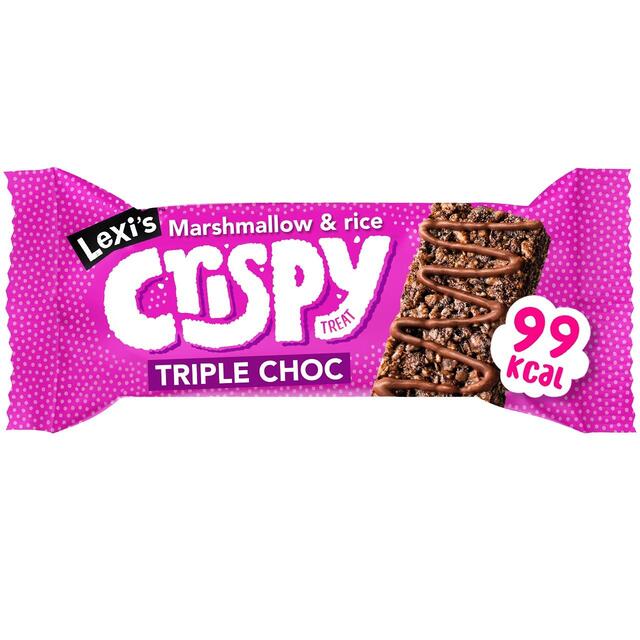LEXI'S TRIPLE CHOC DELIGHT CRISPY TREATS (25g) x 12