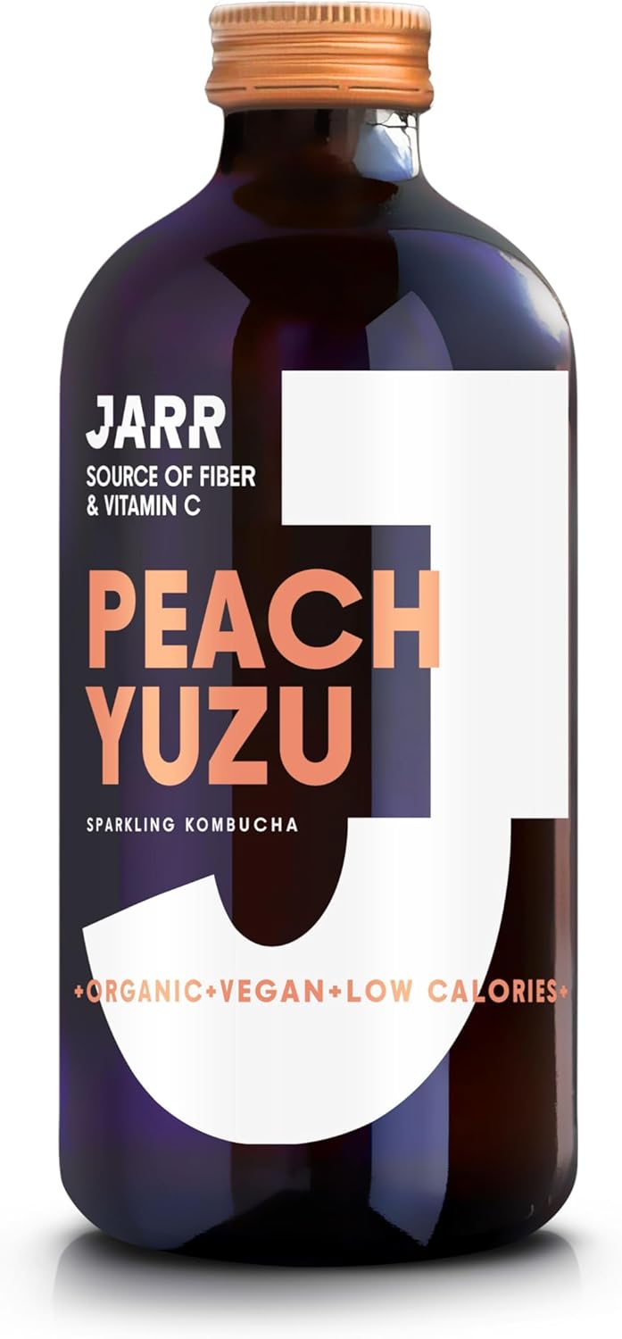 JARR KOMBUCHA PEACH YUZU FLAVOUR (330ml) x 12