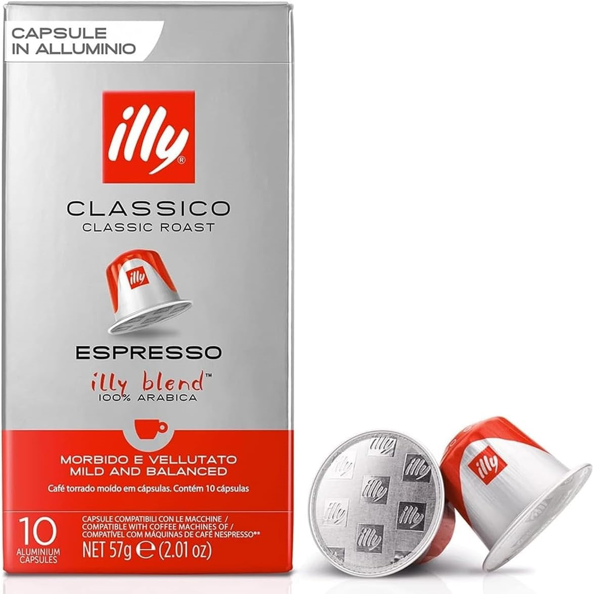 ILLY COFFEE NESPRESSO COMPATIBLE CAPSULES CLASSICO (1 x 100)