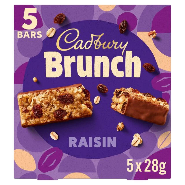 CADBURY RAISIN BRUNCH BARS (32g) x 5