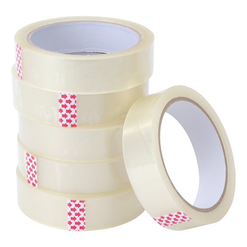 5 STAR VALUE CLEAR TAPE 24MMX66M POLYPROPYLENE (PACK OF 6)
