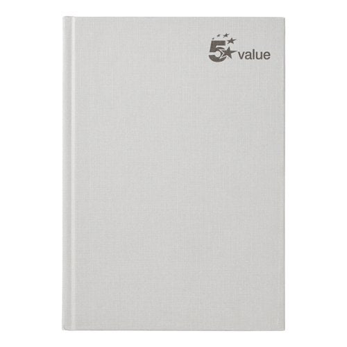 5 STAR VALUE CASEBOUND NOTEBOOK 70GSM RULED 192PP A5 (PACK O