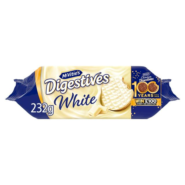 MCVITIE'S WHITE CHOCOLATE DIGESTIVES (232g)