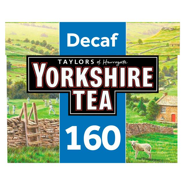 YORKSHIRE TEA DECAF TEA BAGS (160 bags)