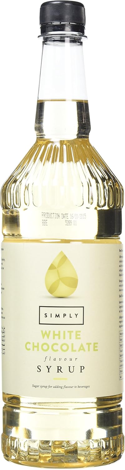 SIMPLY WHITE CHOCOLATE SYRUP 1L