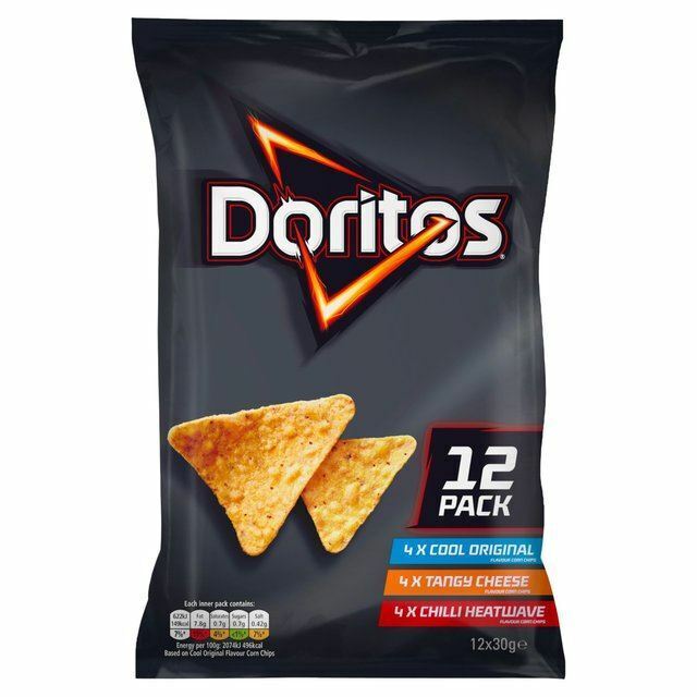 DORITOS VARIETY PACK CRISPS (30g) x 12