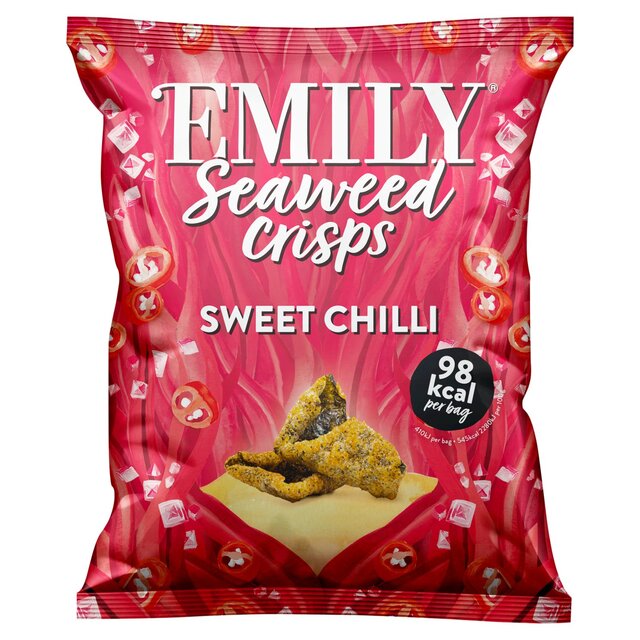 EMILY SWEET CHILLI SEAWEED CRISPS (18g) x 12