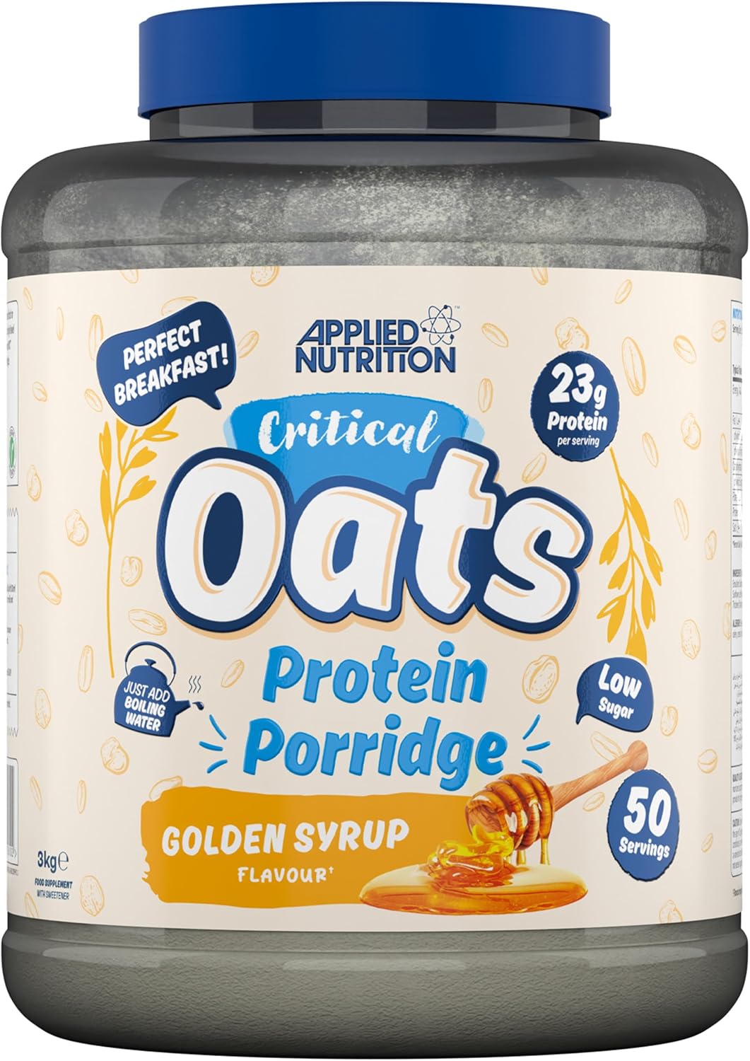 APPLIED NUTRITION CRITICAL OATS GOLDEN SYRUP FLAVOUR  3KG