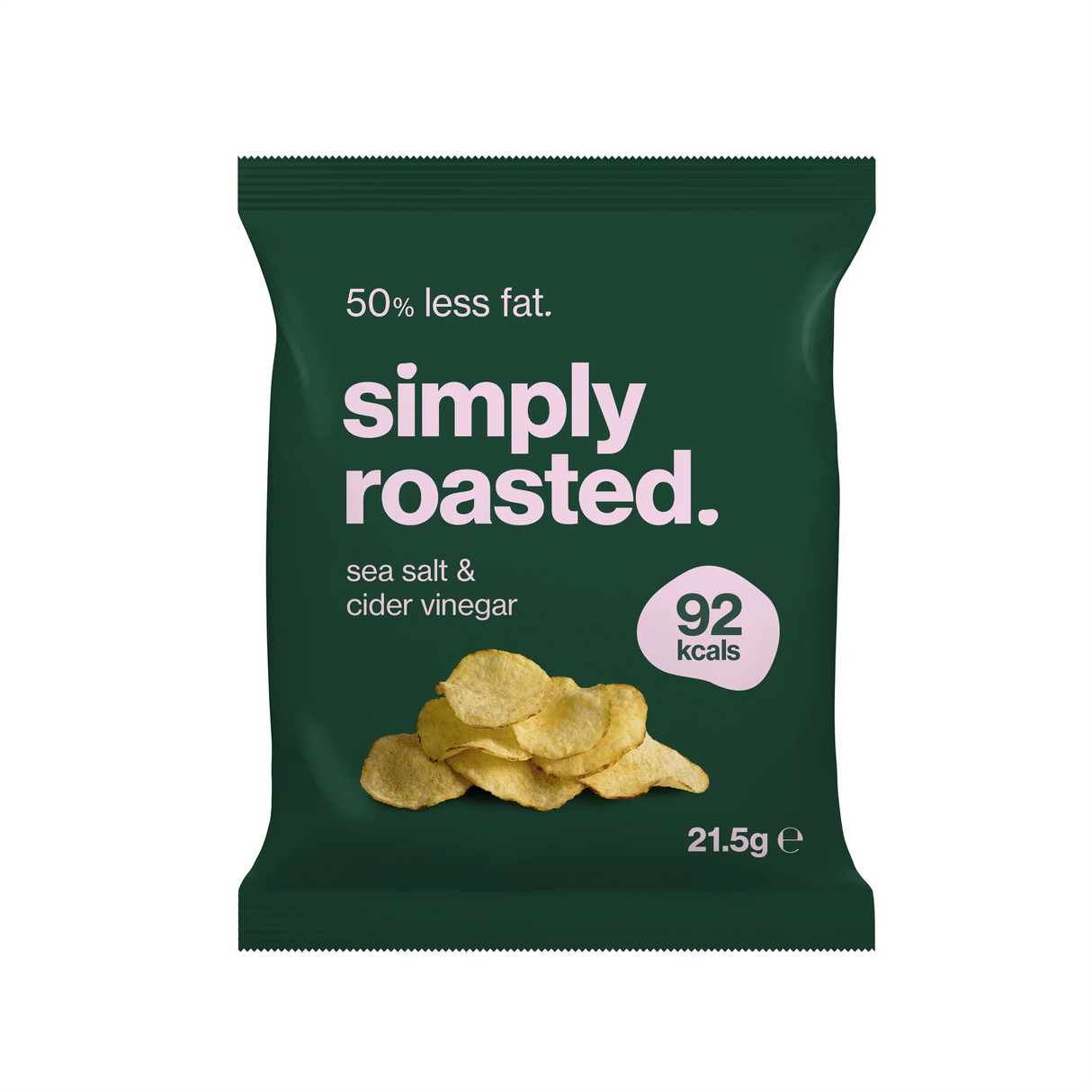 SIMPLY ROASTED SEA SALT & CIDER VINEGAR CRISPS (21g) x 24