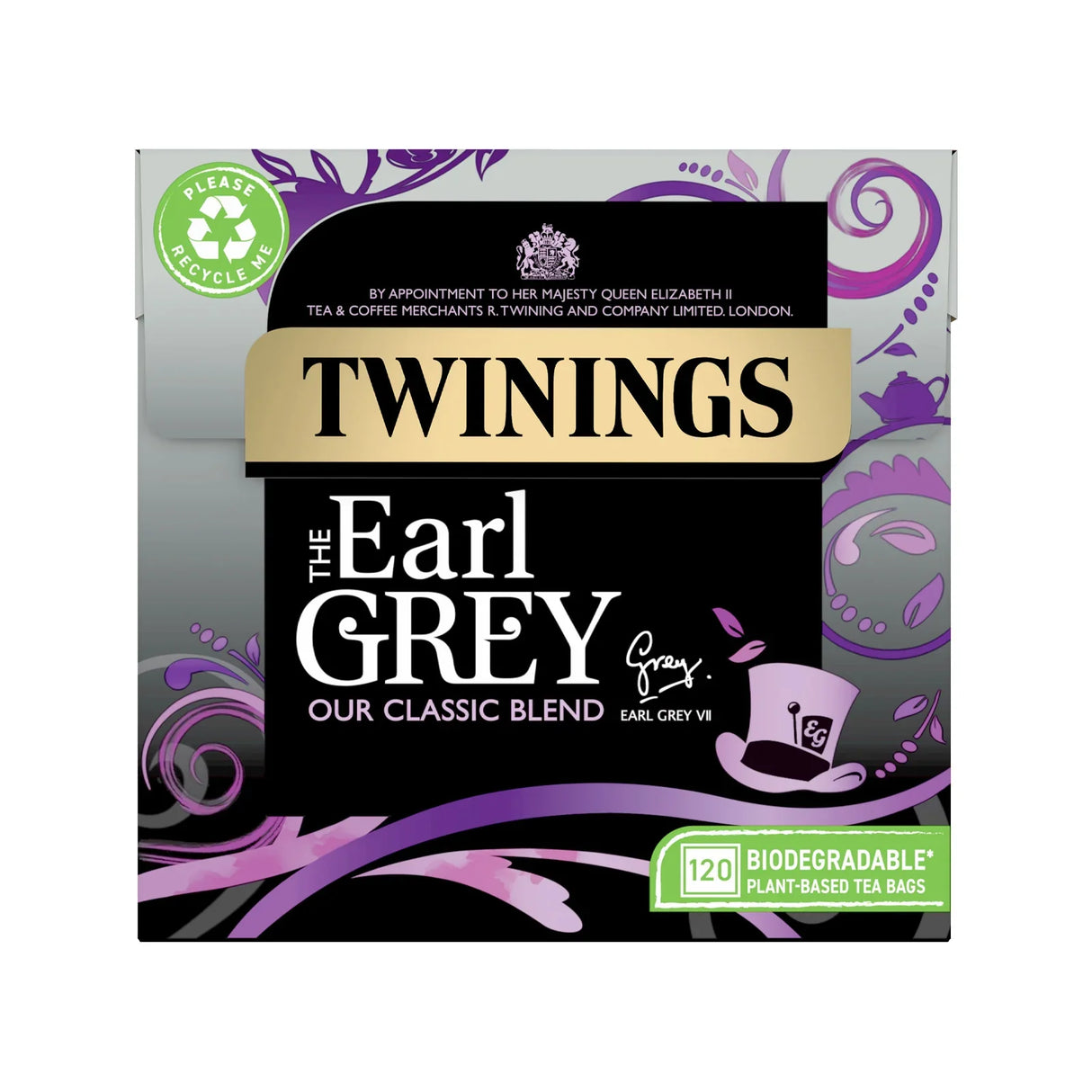 TWININGS EARL GREY LOOSE TEA BAGS (120 Bags)