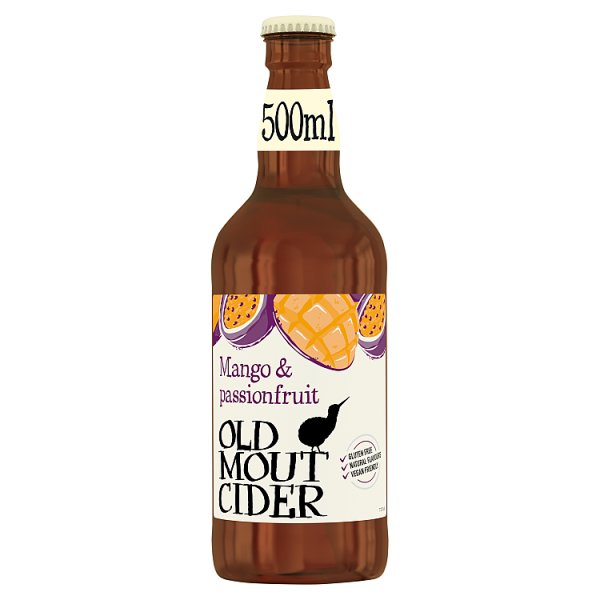 OLD MOUT CIDER MANGO & PASSIONFRUIT BOTTLE (500ml) x 12