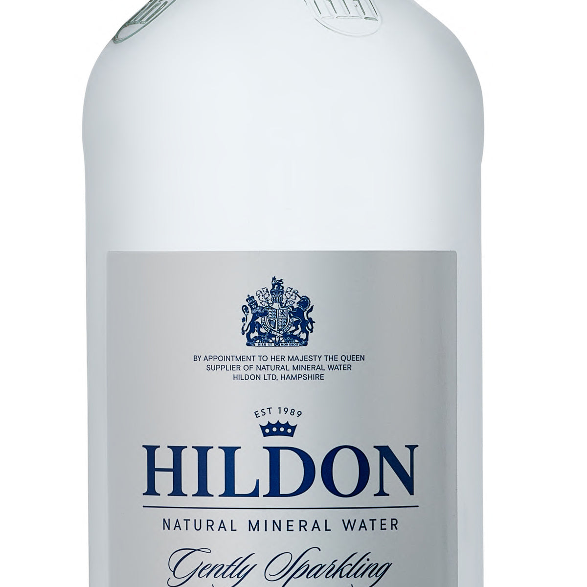 HILDON MINERAL WATER SPARKLING - CLEAR GLASS BOTTLES (750ml) x 12 ...